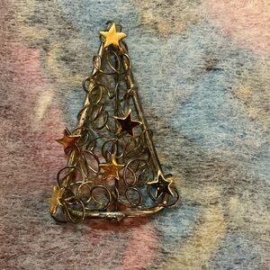 Vintage Christmas tree pin